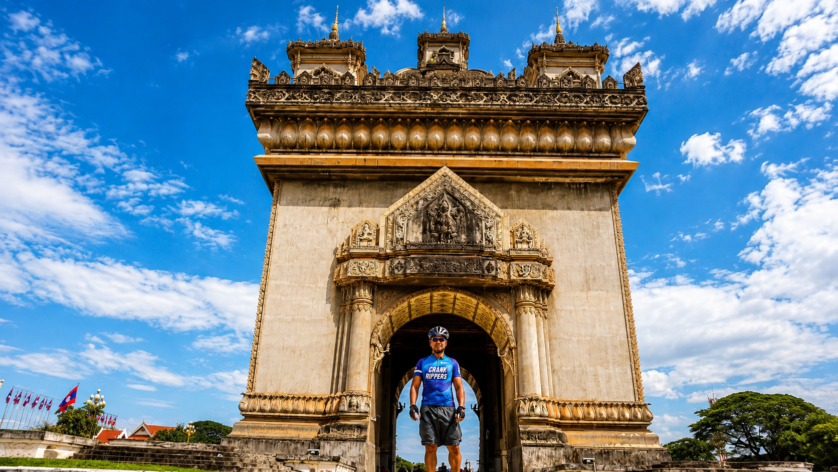 PATUXAI LAOS: CYCLING INTO THE HEART OF VIENTIANE