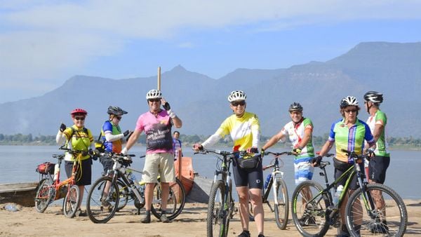 LAOS CYCLING JOURNEY ALONG THE MEKONG RIVER