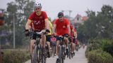 CYCLING SLOWLY FROM BANGKOK TOWARD HANOI TOGETHER