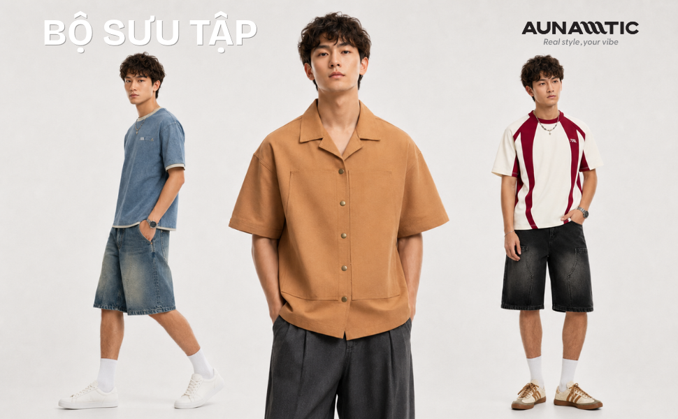 Bộ sưu tập thời trang nam mới AUNAMTIC
