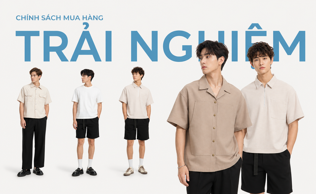 Chính sách mua hàng và đổi trả sản phẩm thời trang nam AUNAMTIC