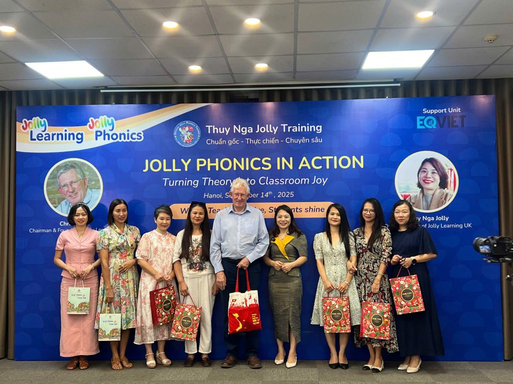 Sự kiện Training Jolly Phonics toàn quốc – EQVIET/IES phân phối sách chính hãng độc quyền tại Việt Nam