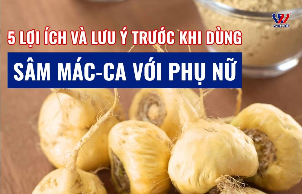 Tác dụng của maca với phụ nữ: 5 lợi ích và lưu ý trước khi dùng