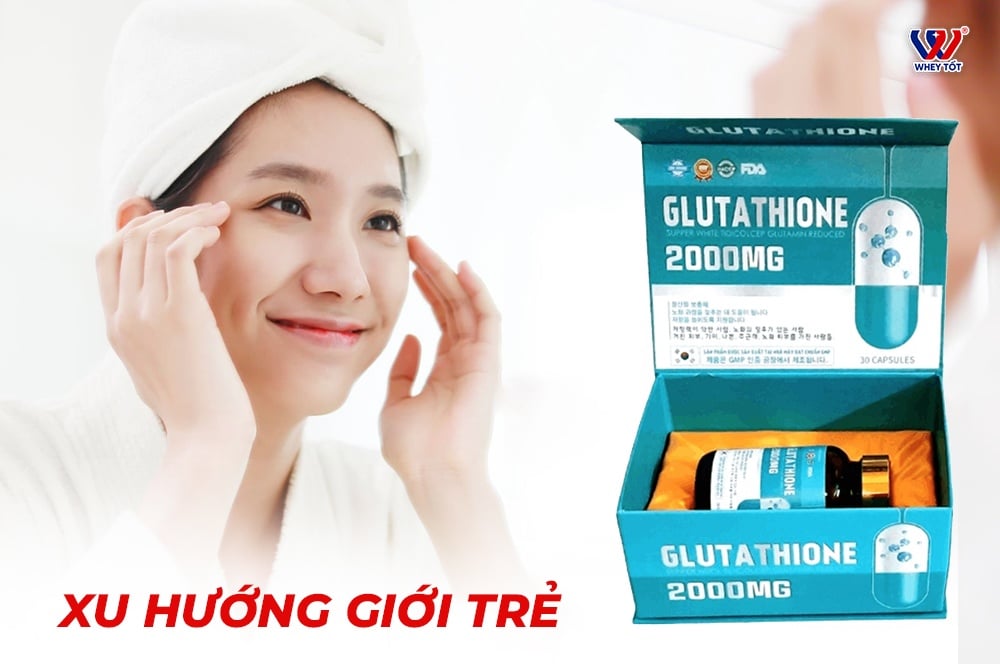 Đột Phá Làn Da Cùng Collagen Glutathione 2000mg Trẻ Hóa Sâu