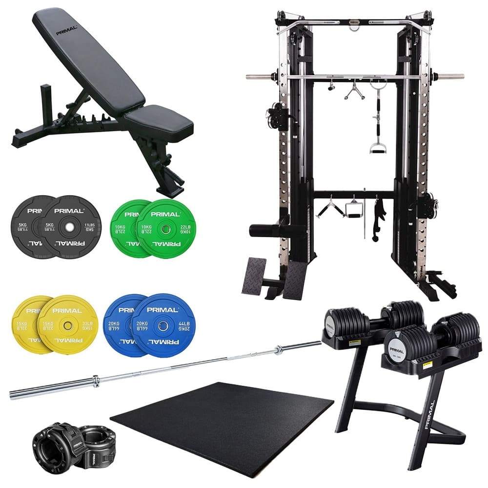 Bộ ba xây dựng home gym hiệu quả: Ghế tập đa năng, tạ tay, xà đơn, xà kép