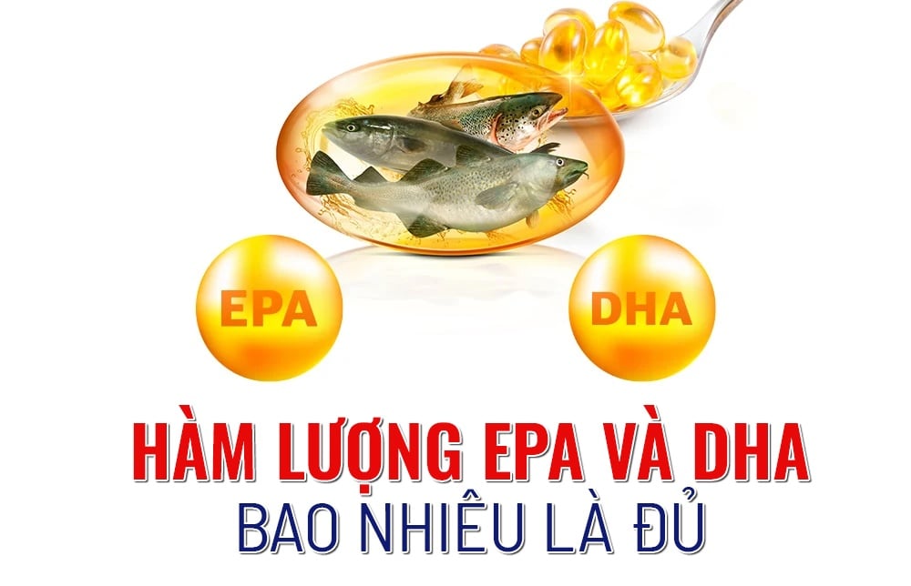 Hàm lượng EPA và DHA trong omega 3: cách đọc nhãn 1000mg, 1200mg