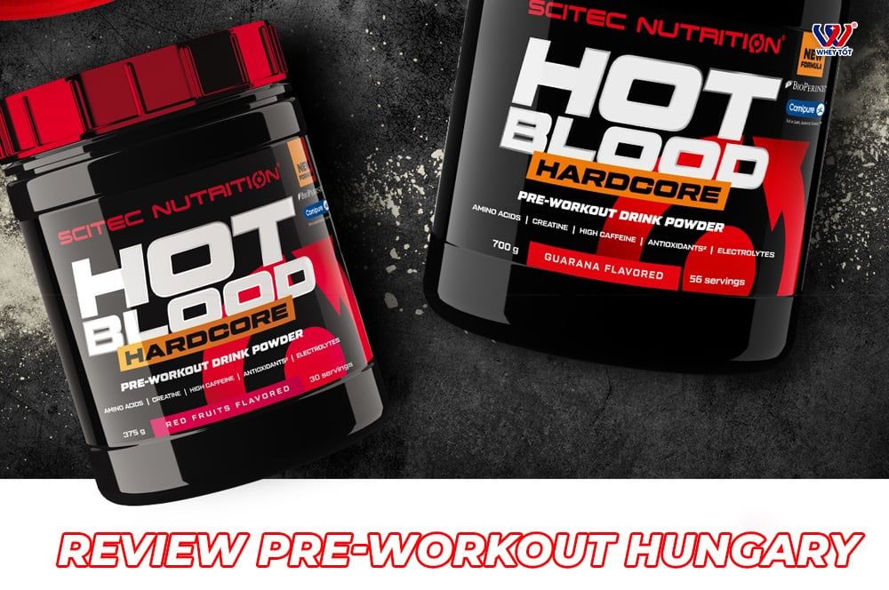 Đánh Giá Hot Blood Pre Workout Của Scitec Nutrition Chính Hãng
