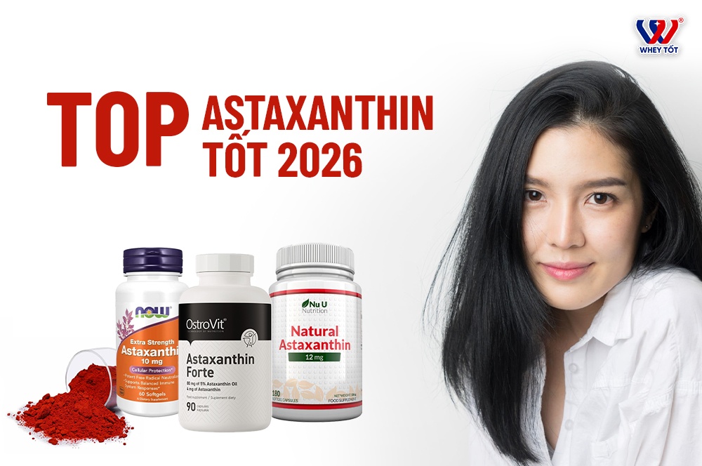 Top Astaxanthin Hàng Nào Tốt 2026 - So Sánh Và Đánh Giá Chi Tiết