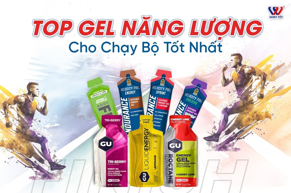Top 5 Gel Chạy Bộ Tốt Nhất Giúp Bổ Sung Năng Lượng Tức Thì