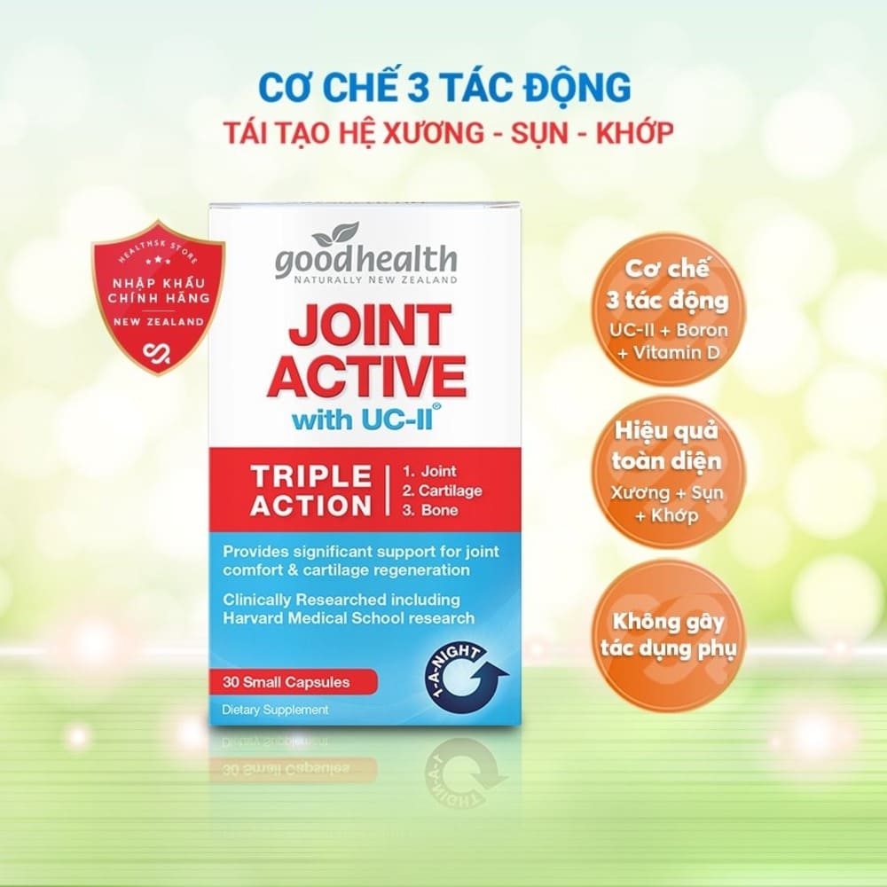 Sản phẩm Viên Uống Phục Hồi Sụn Khớp Joint Active With UC II