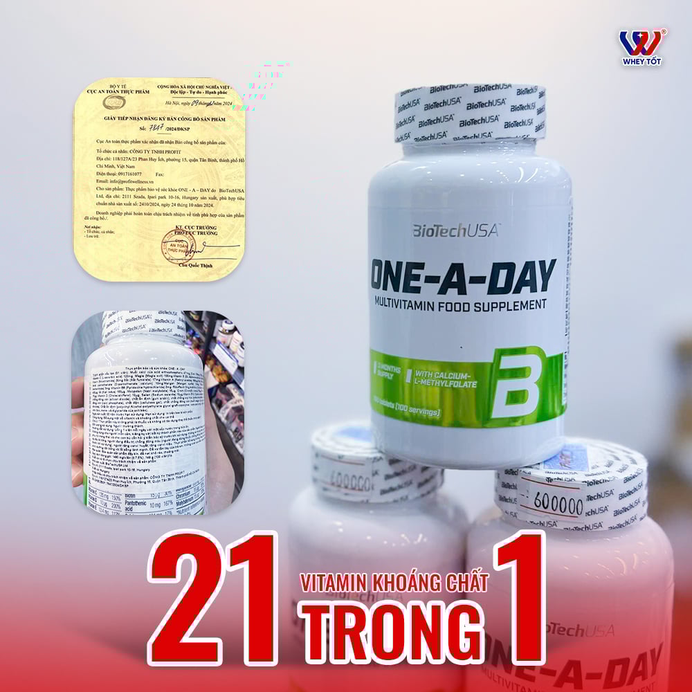 BioTech USA One A Day Vitamin Tong Hop 100 vien