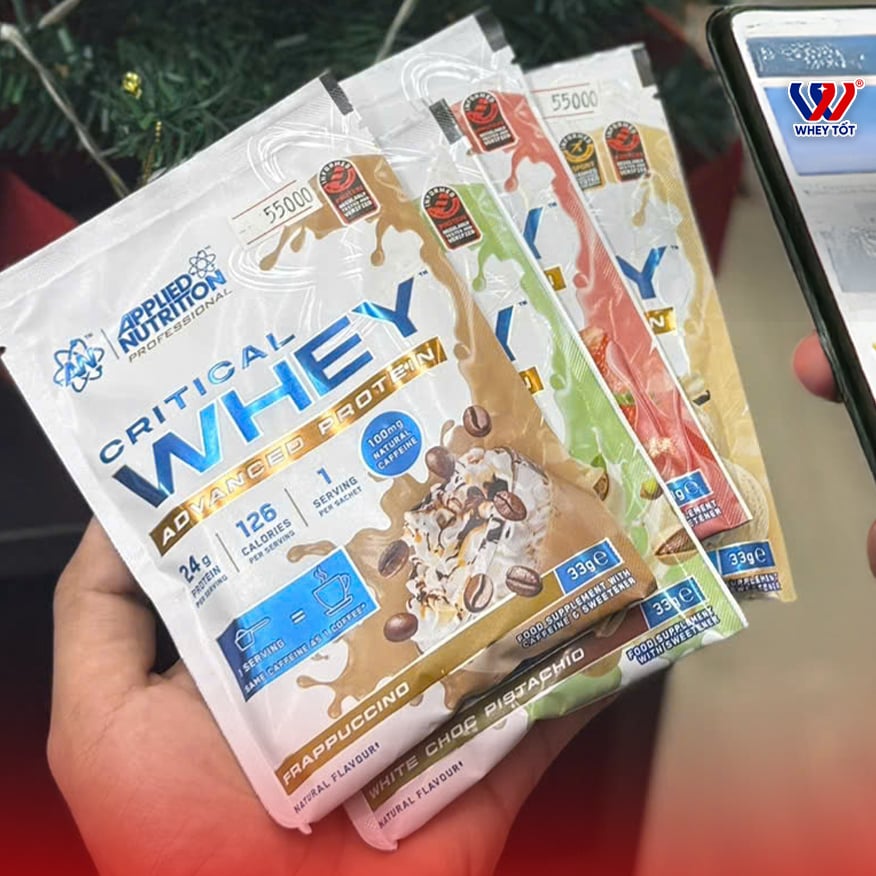 10 Gói Dùng Thử Critical Whey Protein