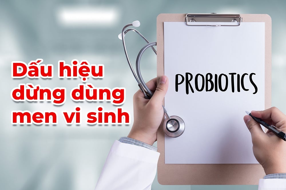 dừng dung men vi sinh