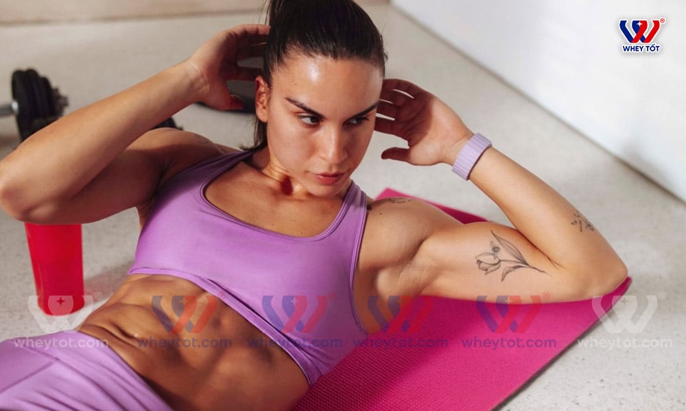 Gập bụng chéo Twist Crunch