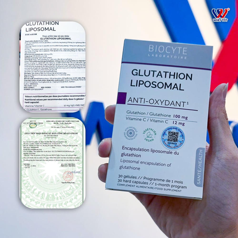 Glutathin liposomal 30 Vien