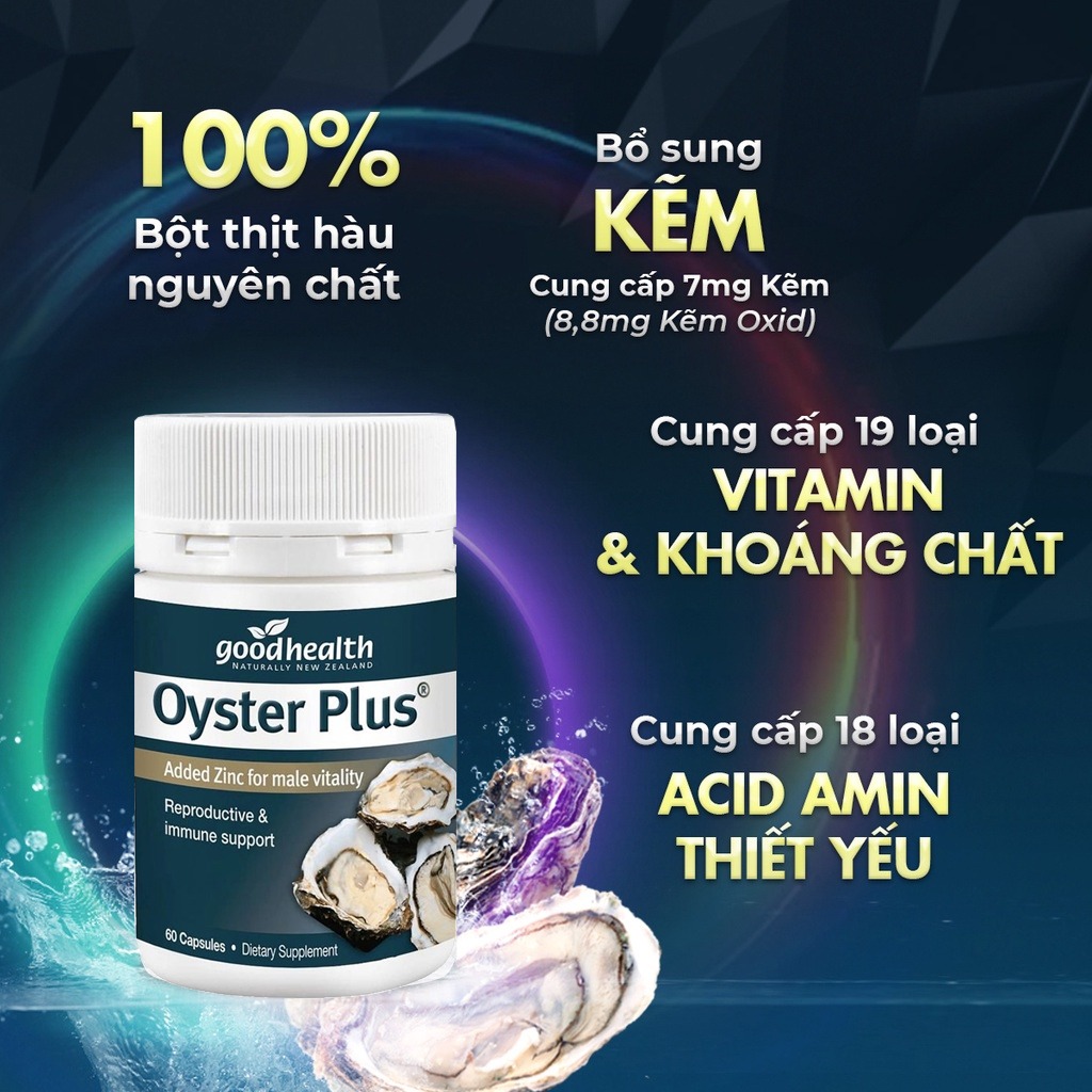 Sản phẩm Goodhealth Oyster Plus 60 Viên