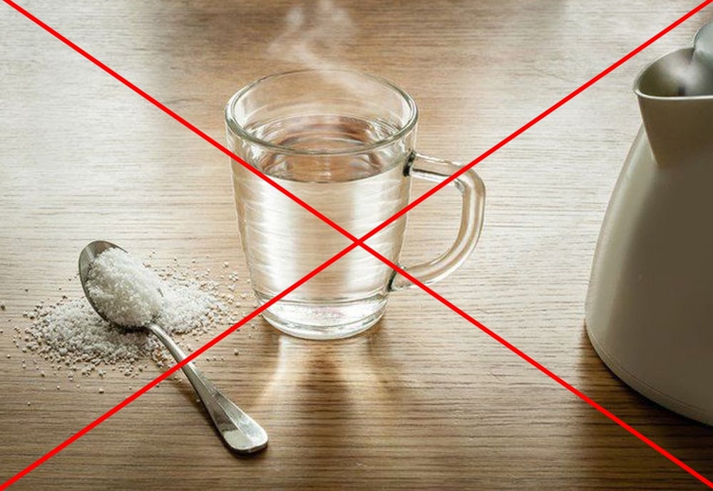 hông pha với nước nóng