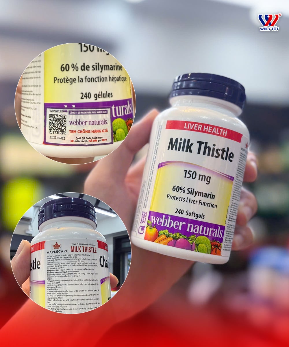 Bao vệ gan chính hãng webber natural