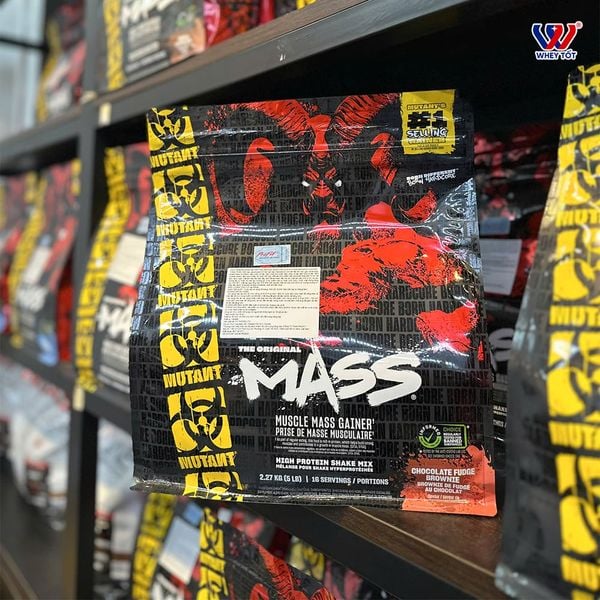Mutant The Original Mass Gainer 5lbs (2.27KG) | Bổ Sung Calo Phát Triển Cân Nặng