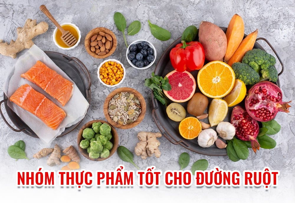 Nhóm thực phẩm tốt cho đường ruột