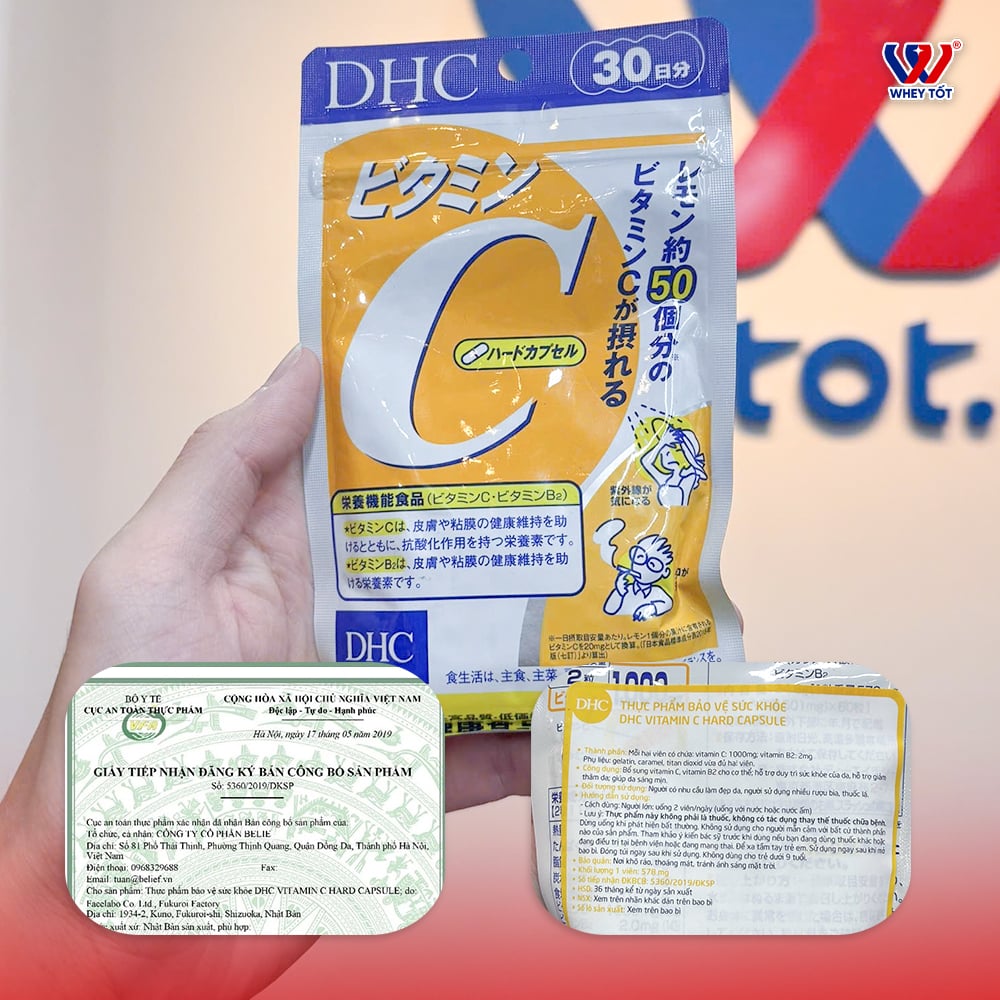 Viên vỉtamin C DHC Nhật Bản