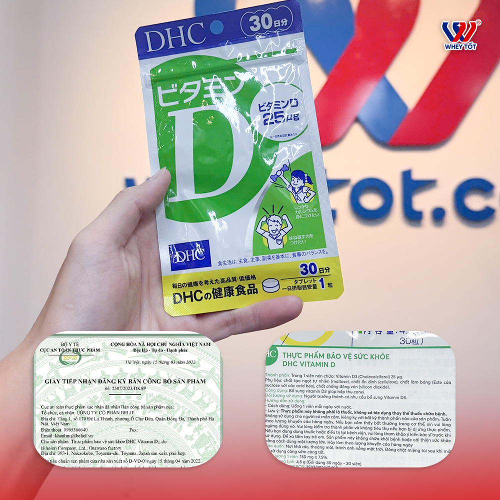 Vitamin D dhc  Nhật Bản