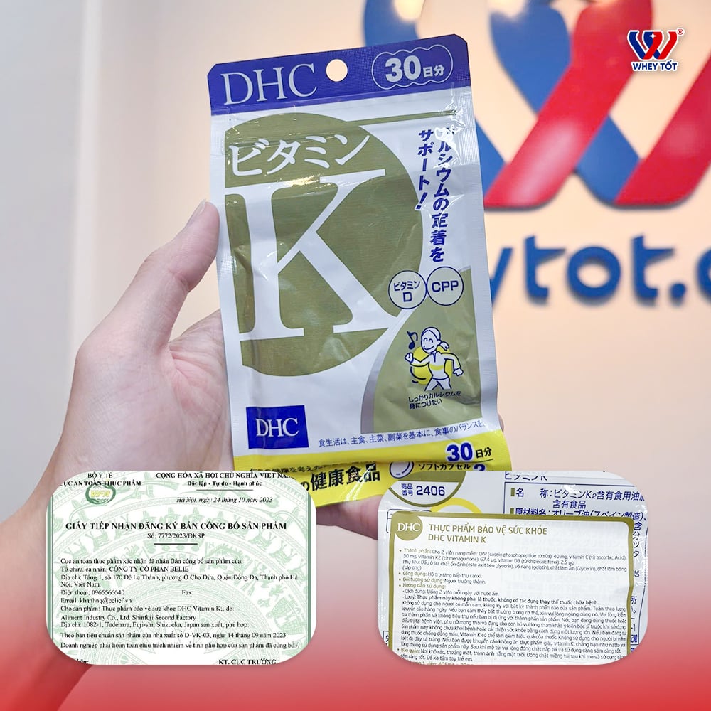 Vitamin K DHC Nhật Bản