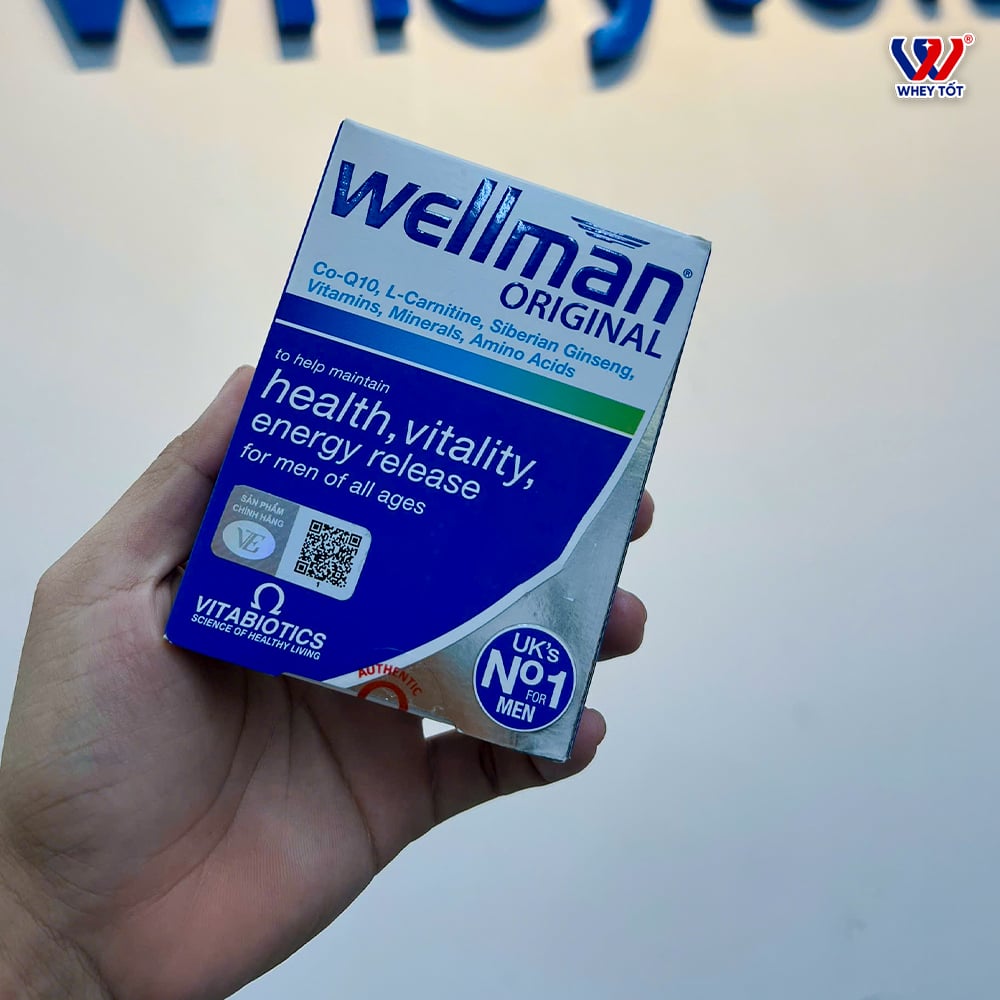 Vitabiotics Wellman Original 30 vien vitamin tong hop nam gioi