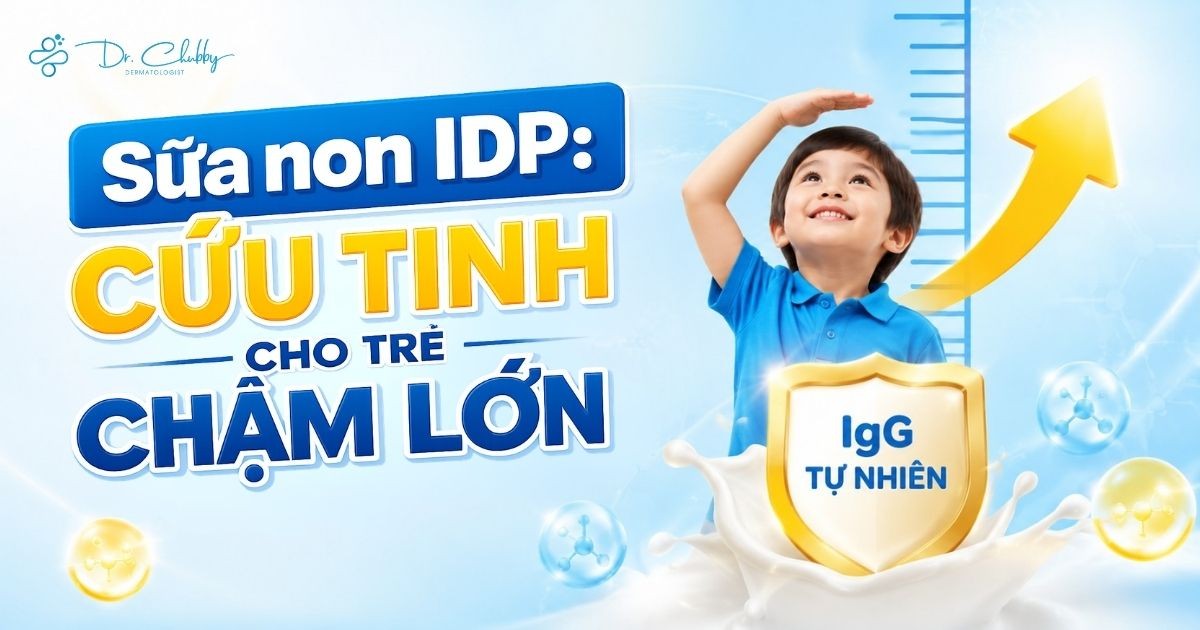 Sữa non IDP: Mắt xích bị bỏ lỡ trong phác đồ điều trị trẻ biếng ăn và chậm tăng trưởng