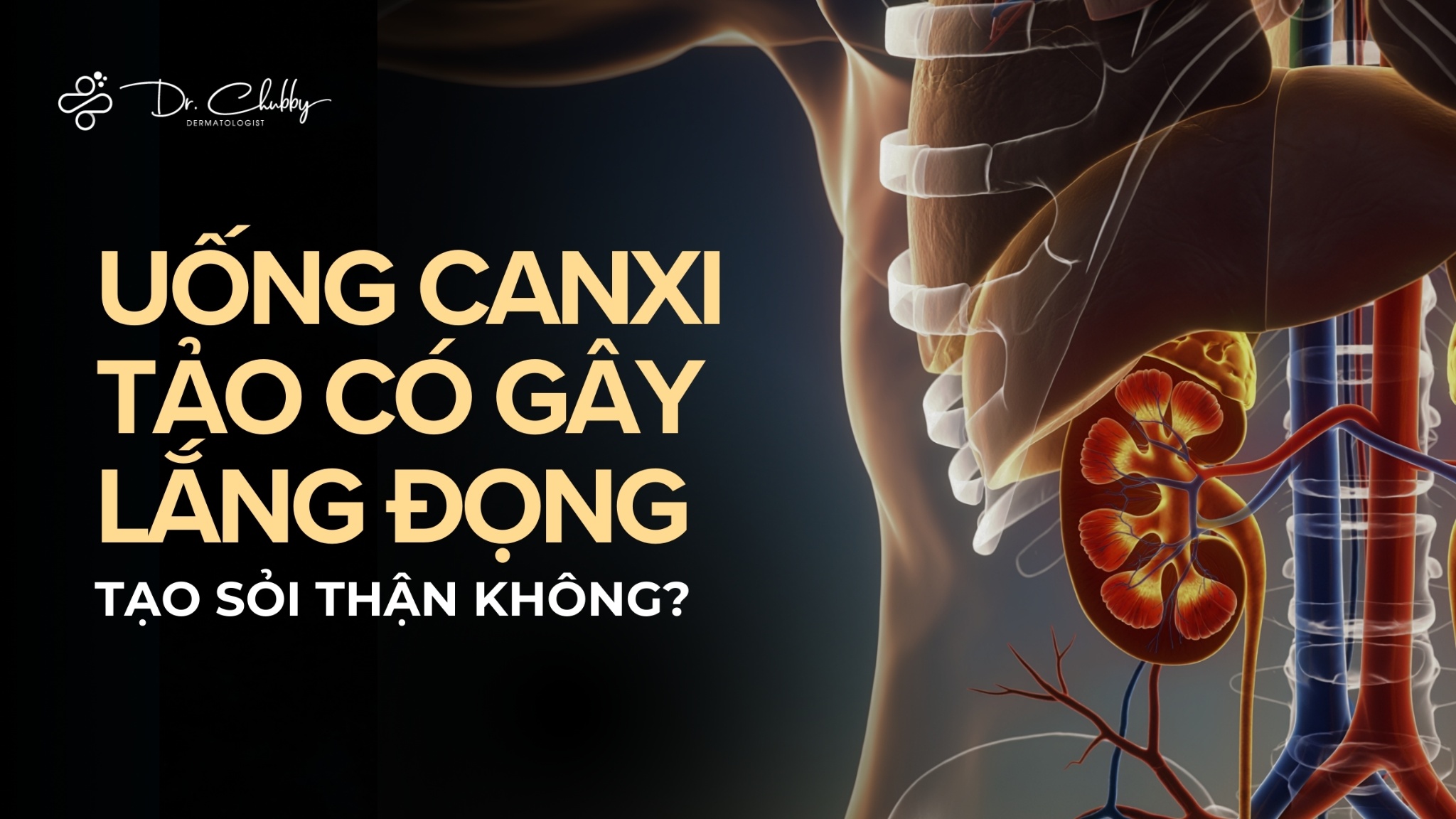 UỐNG CANXI TỪ TẢO CÓ GÂY LẮNG ĐỌNG TẠO SỎI THẬN KHÔNG?