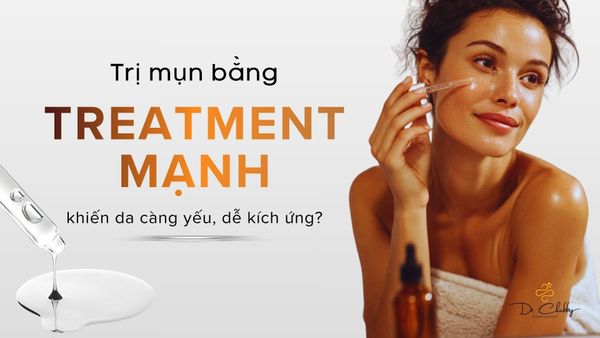 Đỏ – bong – rát khi trị mụn: Cách xử lý an toàn nhất 2025