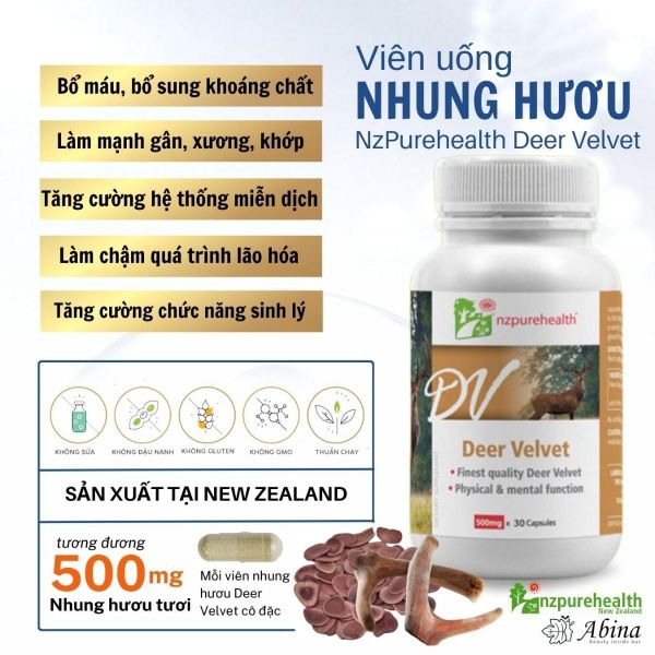 Viên uống nhung hươu Deer Velvet