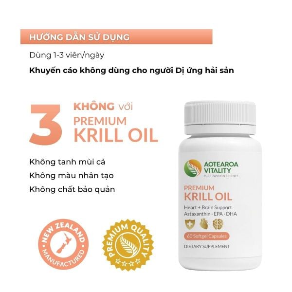 viên uống bổ não krill oil