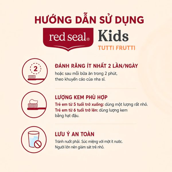 kem đánh răng Red Seal Tutti Frutti