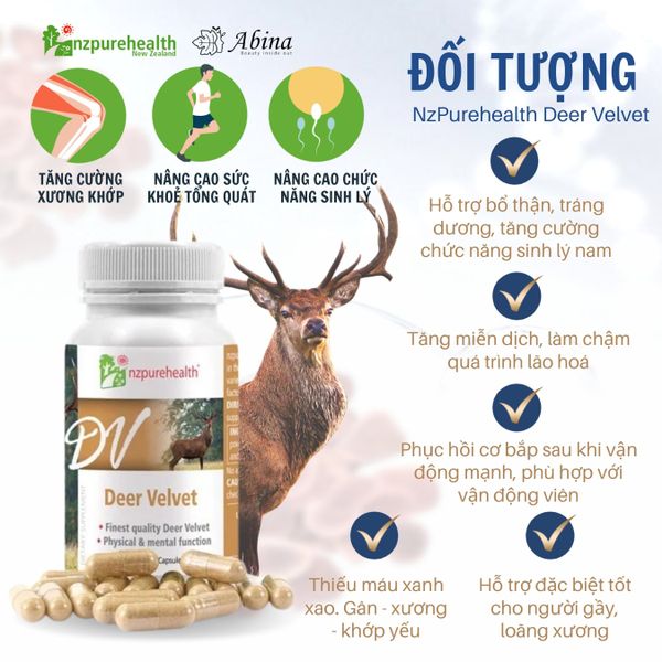 Viên uống nhung hươu Deer Velvet