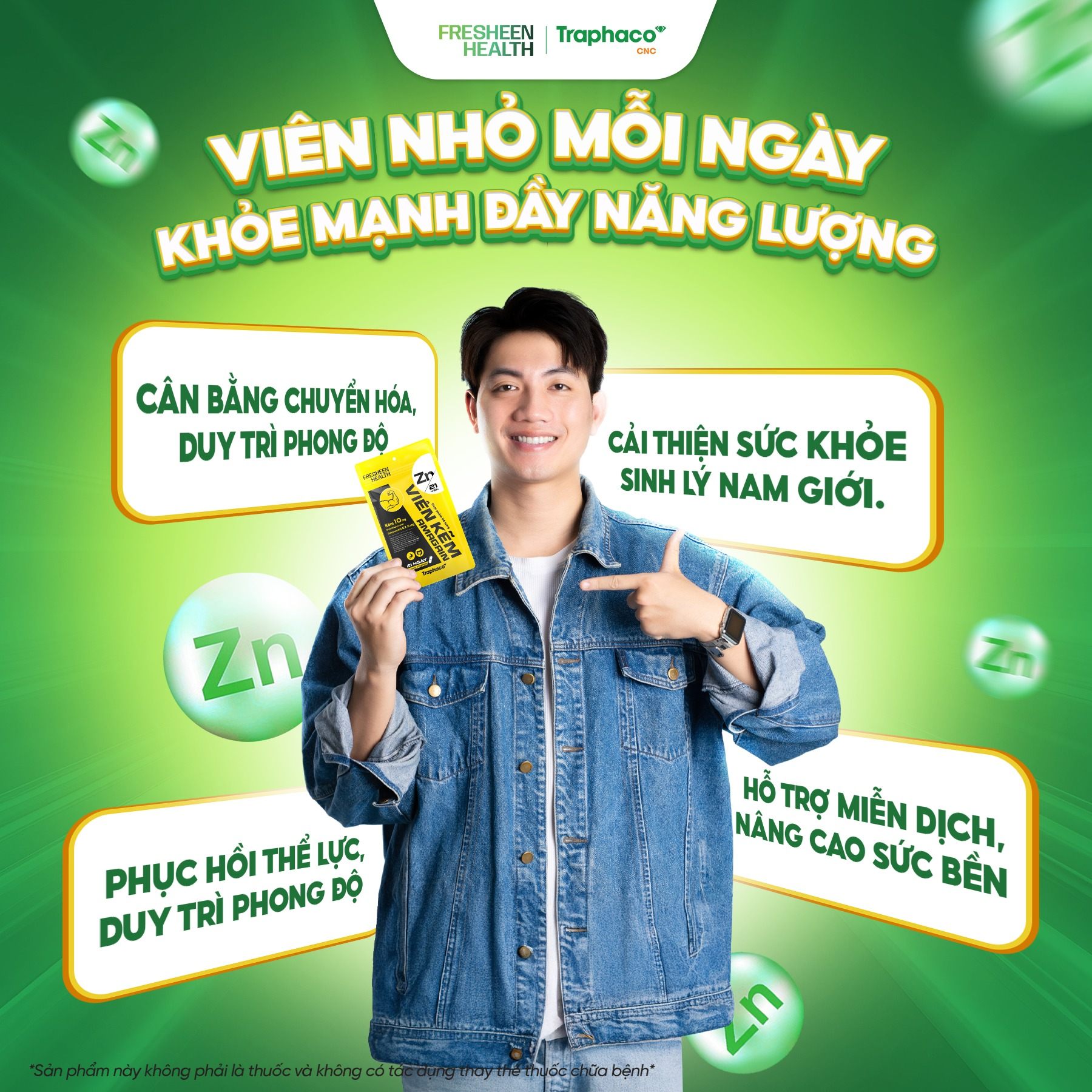 Tưởng chỉ là bổ sung kẽm, nhưng kẽm Amagain làm được nhiều hơn thế…