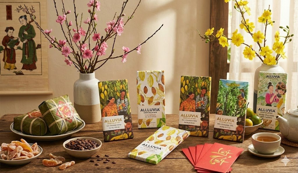 Ngũ vị socola đầu xuân – Hương vị khởi đầu cho một năm trọn vẹn