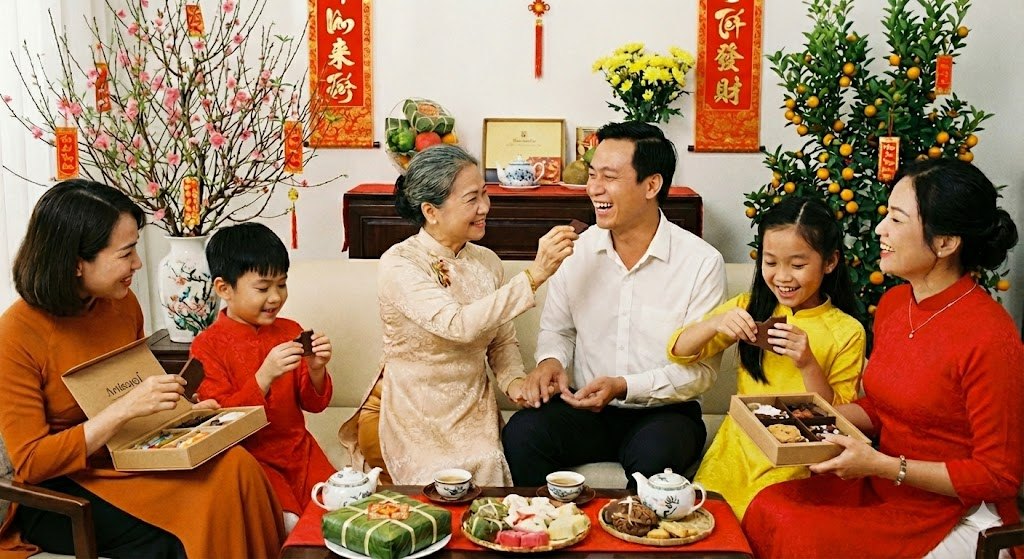 Socola - Hương vị kết nối câu chuyện ngày Tết