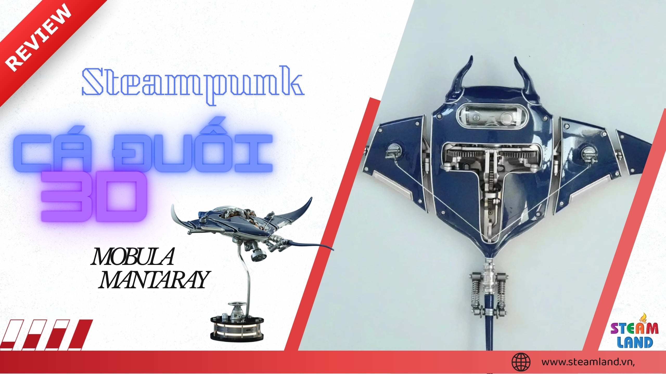 Unboxing mô hình cá đuối 