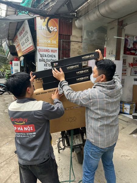 Bếp Hà Nội Grapbuy – Chuỗi thiết bị bếp đi hàng liên tục cận Tết, kịp tiến độ cho hàng nghìn gia đình lên nhà mới