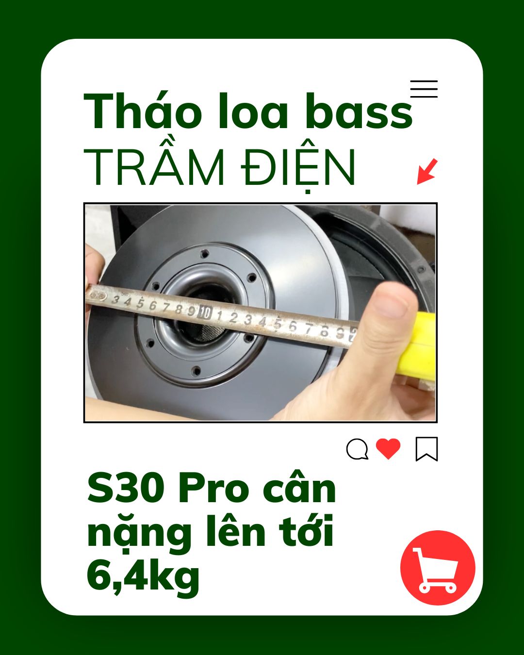 Tháo loa bass trên trầm điện S30 Pro – Thông số chi tiết