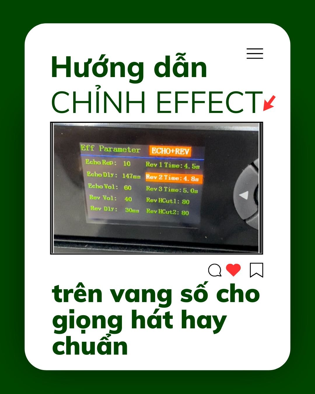 Hướng Dẫn Chỉnh EFF Trên Vang Số PX8000 – Tối Ưu Echo & Reverb Cho Dàn Karaoke