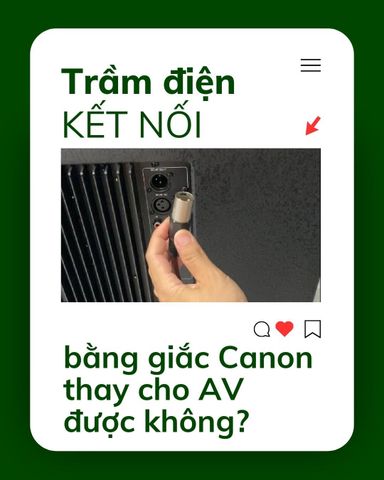 Trầm điện có kết nối Canon được không?