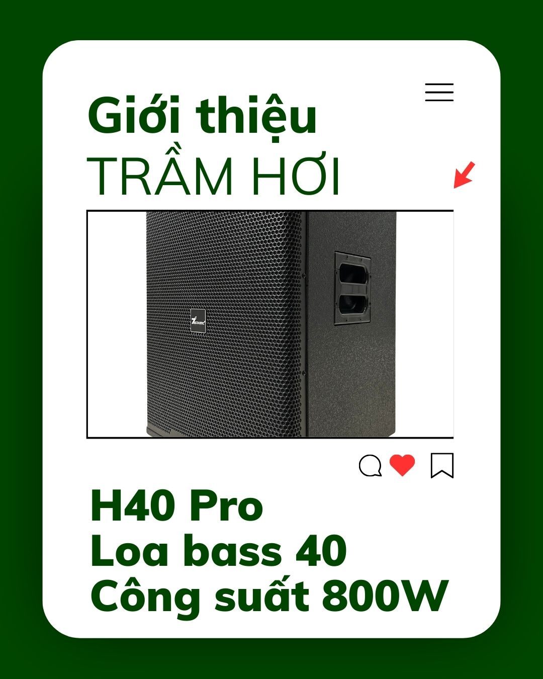 Mở hộp trầm hơi H40 Pro – Bass 40, công suất 1000W, áp suất 135dB, gân vải tẩm dầu cực chất!