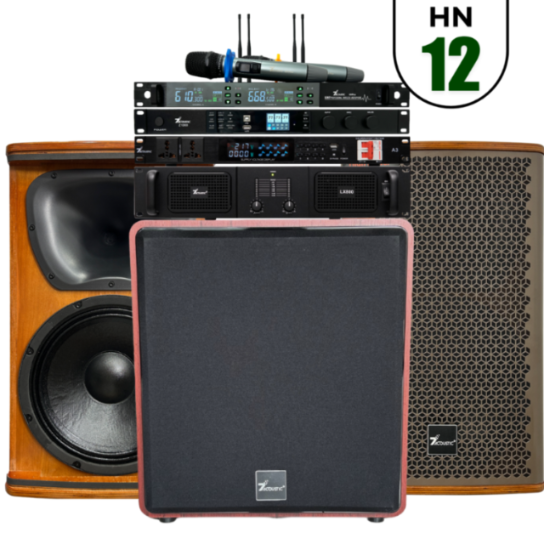 “Dàn Karaoke HN12 | Micro G9 Plus, Vang số Z1000, LX800 & Loa KP66 + W40 – Đỉnh Cao Âm Thanh 7Acoustic”