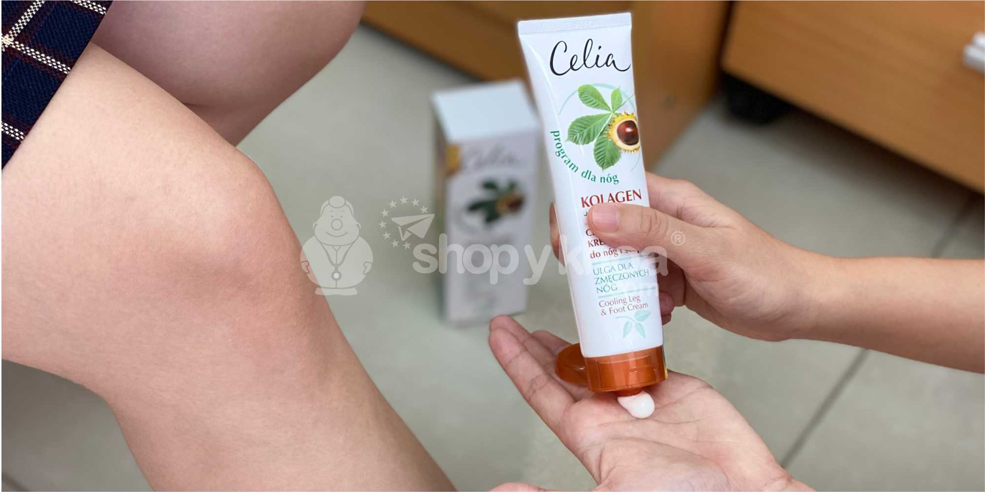 Khi thoa kem Celia có bị bết dính không?