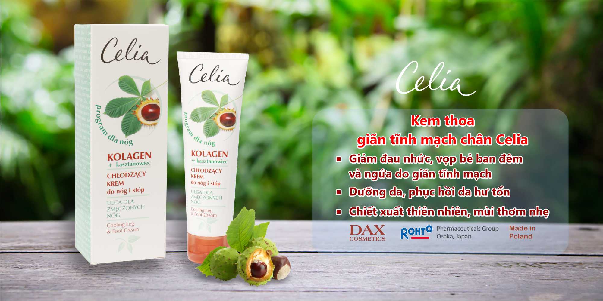 Kem thoa Celia có tác dụng gì?