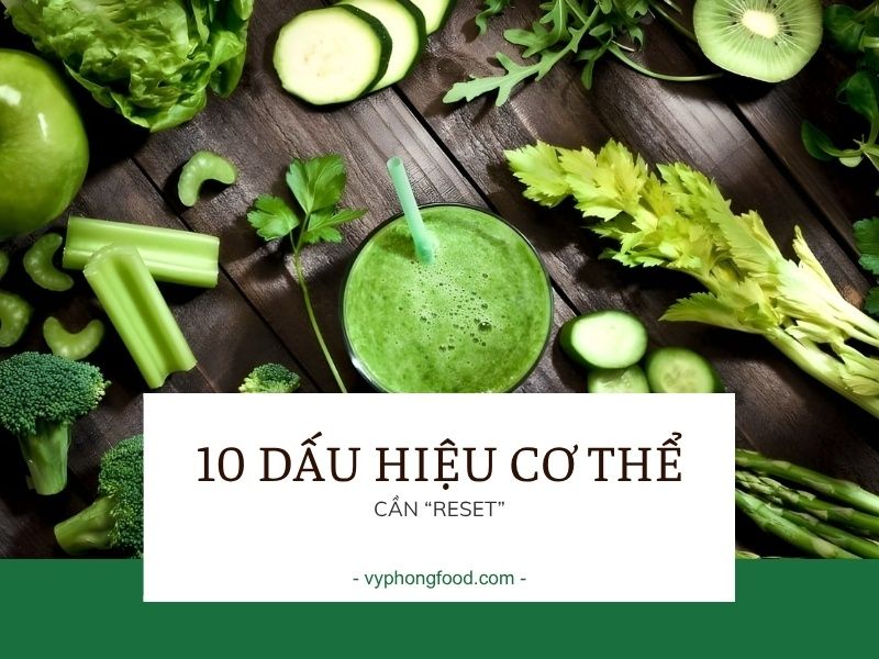 10 dấu hiệu cơ thể cần “reset” và lộ trình 24h an toàn cùng bột ngũ cốc dinh dưỡng GREENMAX Đài Loan.