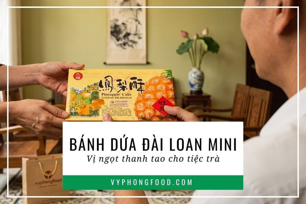 Bánh dứa Đài Loan mini: Vị ngọt thanh tao cho tiệc trà