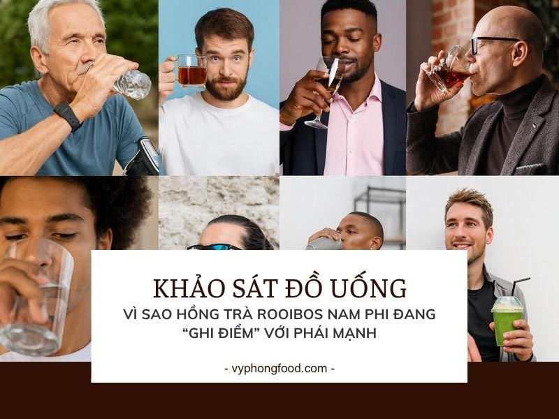 Khảo sát đồ uống: Vì sao hồng trà rooibos Nam Phi đang “ghi điểm” với phái mạnh.
